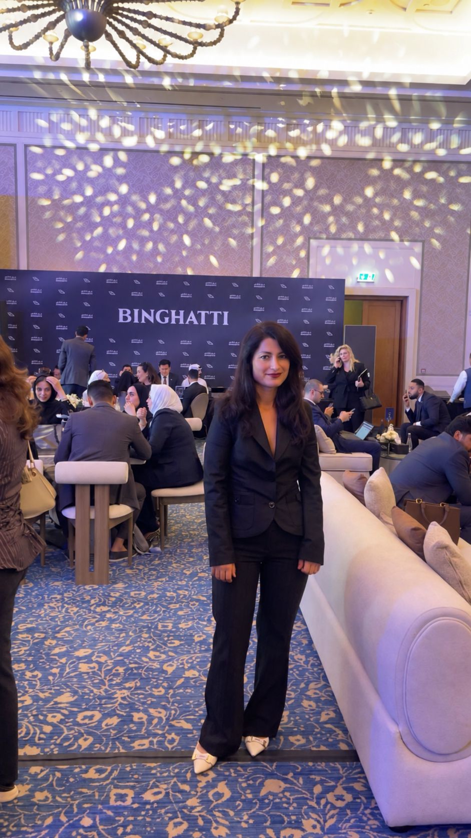 Morena në një aktivitet të Binghatti në Dubai
